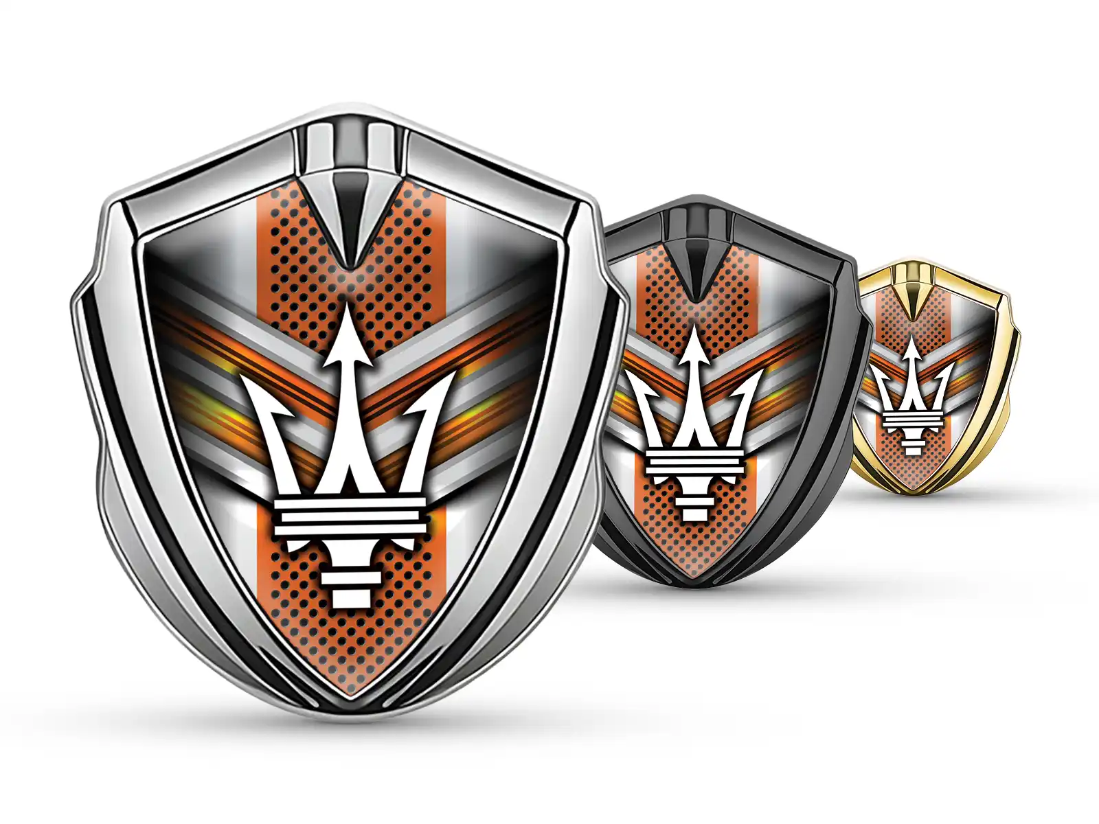 Maserati Emblème Métal Insigne Look Force Modulable